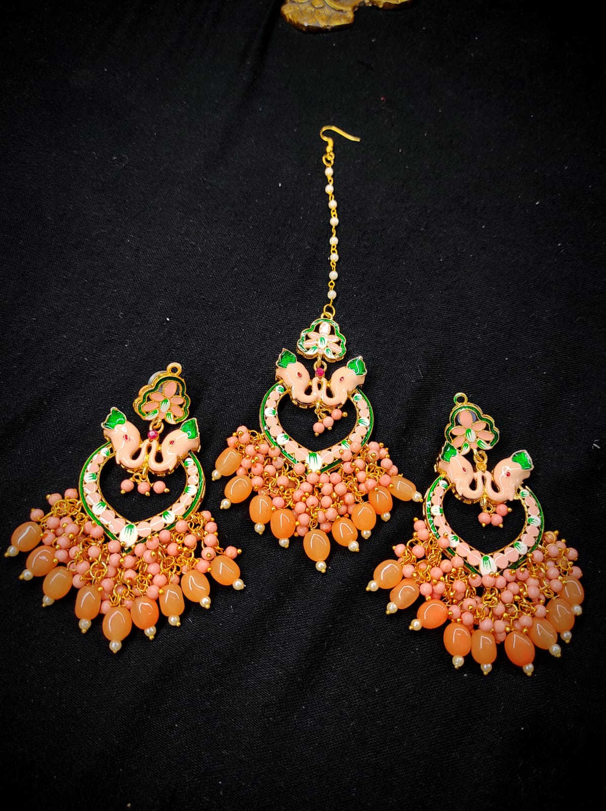 Zevar Earrings Traditional Kundan New Design Earrings Set By Zevar