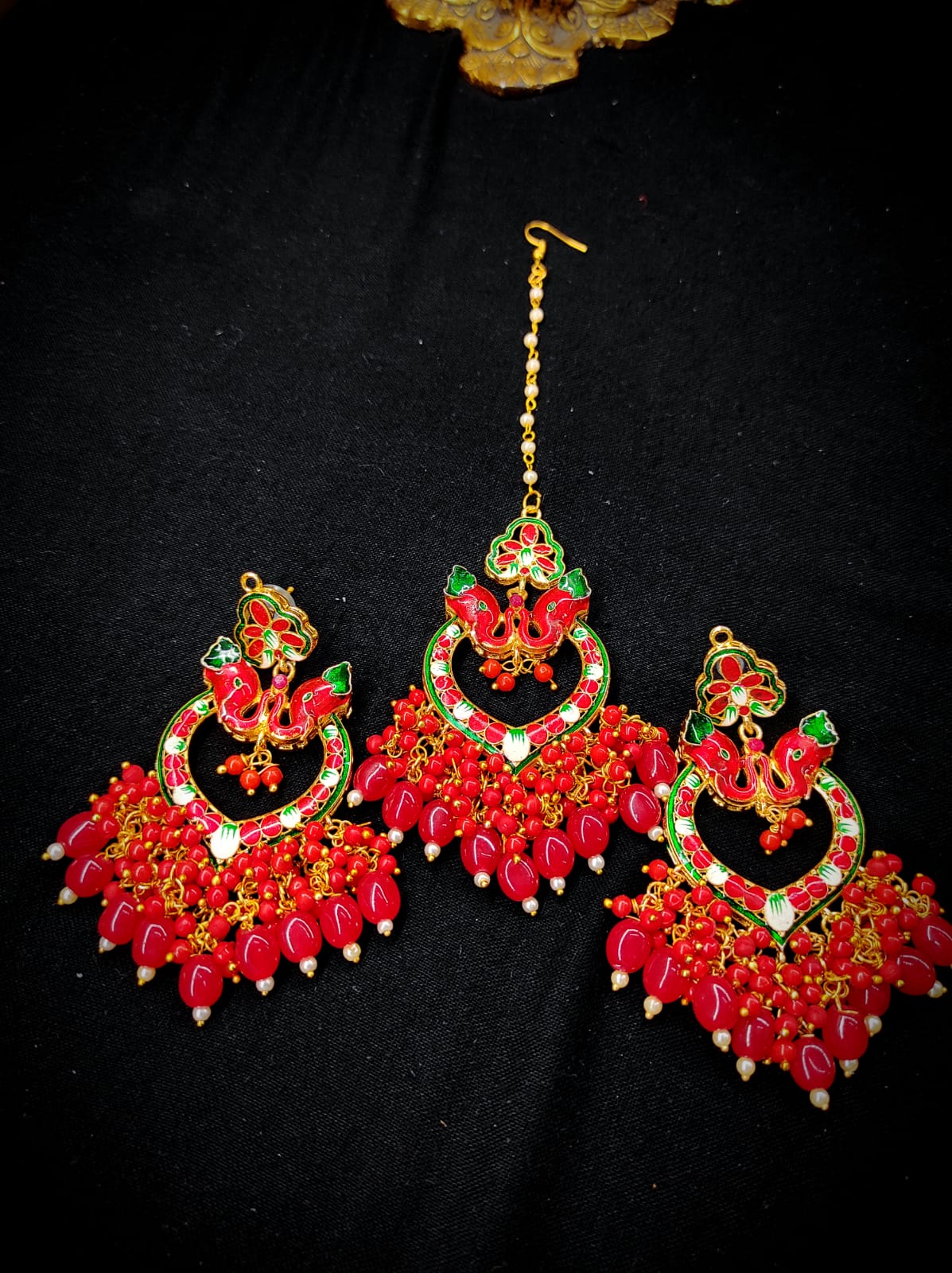 Zevar Earrings Traditional Kundan New Design Earrings Set By Zevar