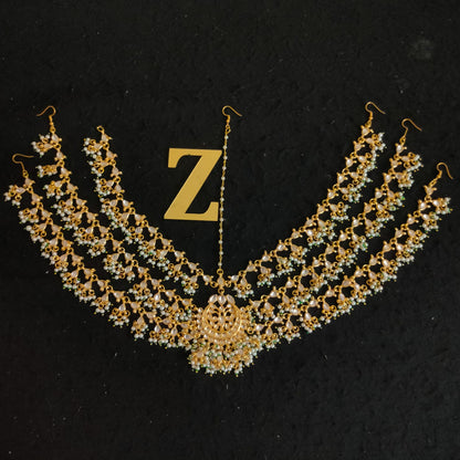 Zevar Gold-Plated rajasthani borla maang tikka By Zevar