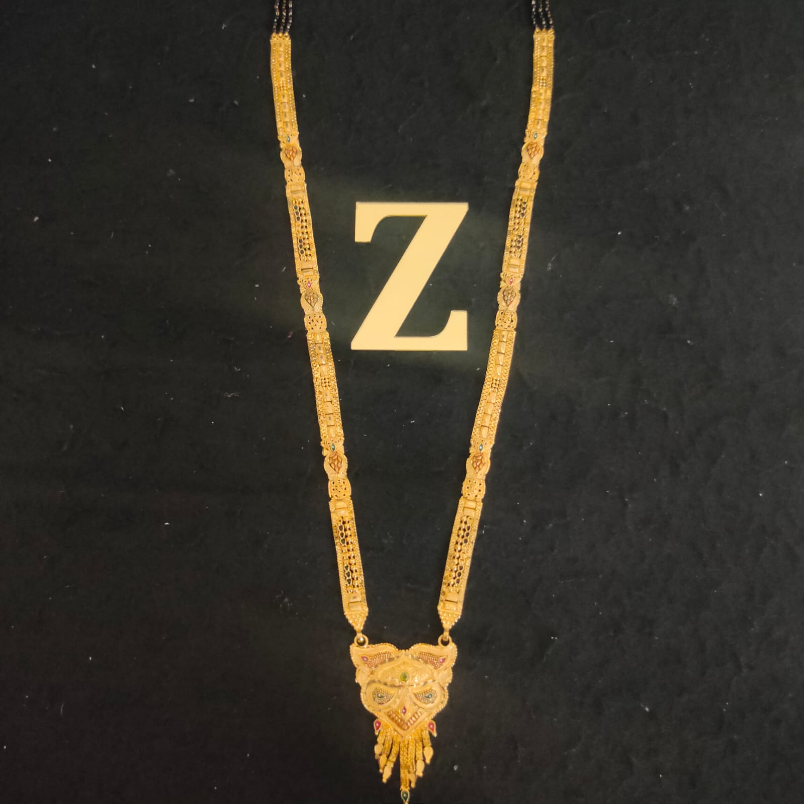 Zevar Jewelry ADORABLE 1GRAM GOLD PLATED MANGALSUTRA BY ZEVAR JEWELLERY