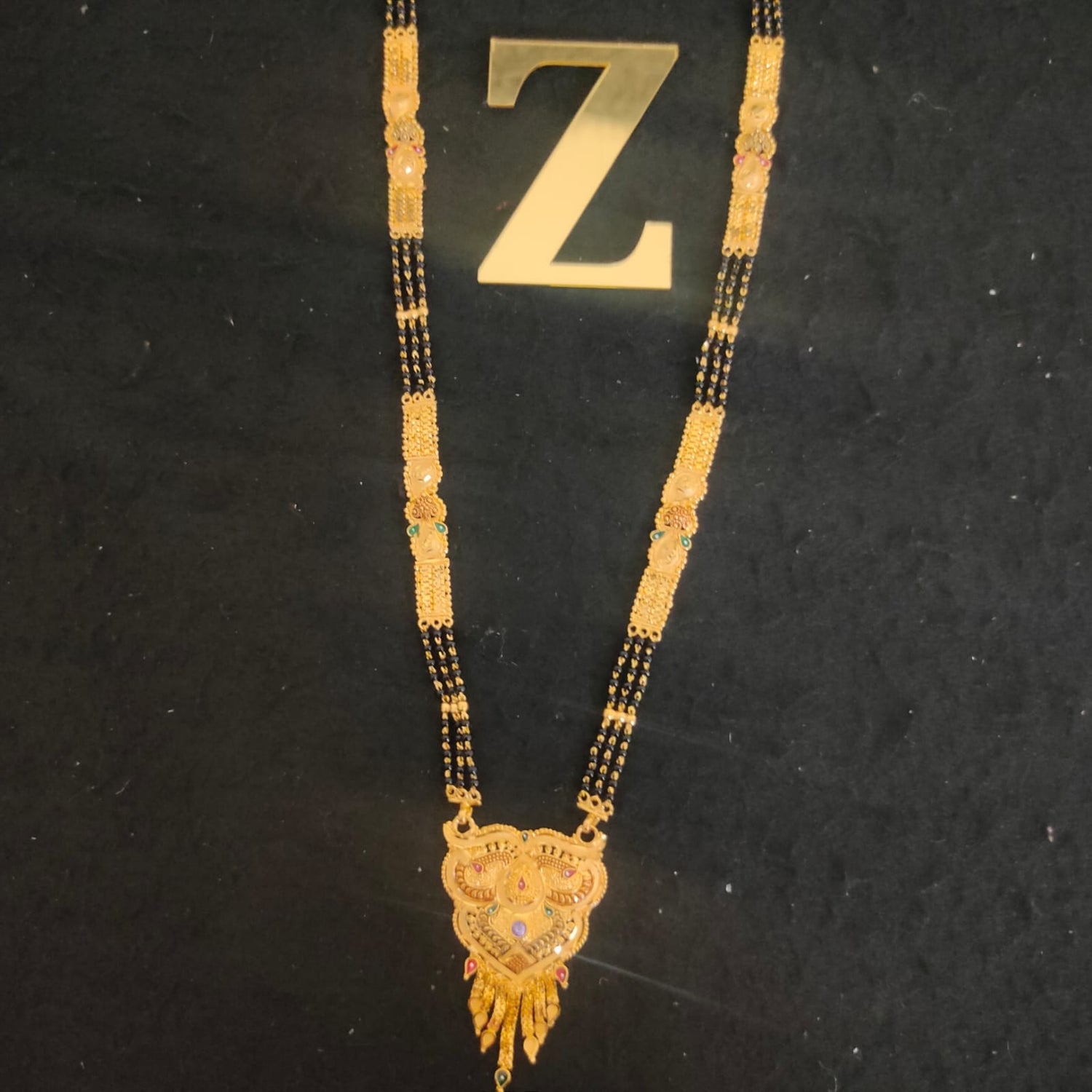 Zevar Jewelry ADORABLE 1GRAM GOLD PLATED MANGALSUTRA BY ZEVAR JEWELLERY