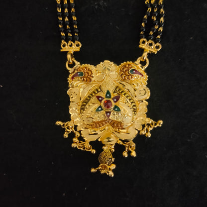Zevar Jewelry ADORABLE 1GRAM GOLD PLATED MANGALSUTRA BY ZEVAR JEWELLERY