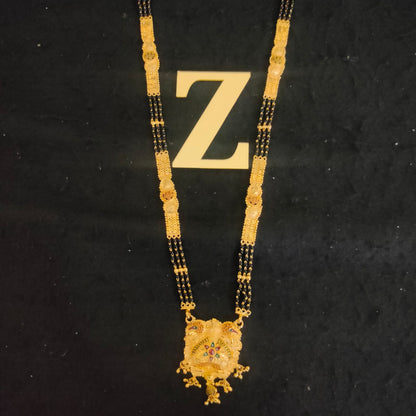 Zevar Jewelry ADORABLE 1GRAM GOLD PLATED MANGALSUTRA BY ZEVAR JEWELLERY