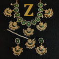 Zevar Jewelry BEAUTIFUL KUNDAN MEENAKARI NECKLACE BY ZEVAR