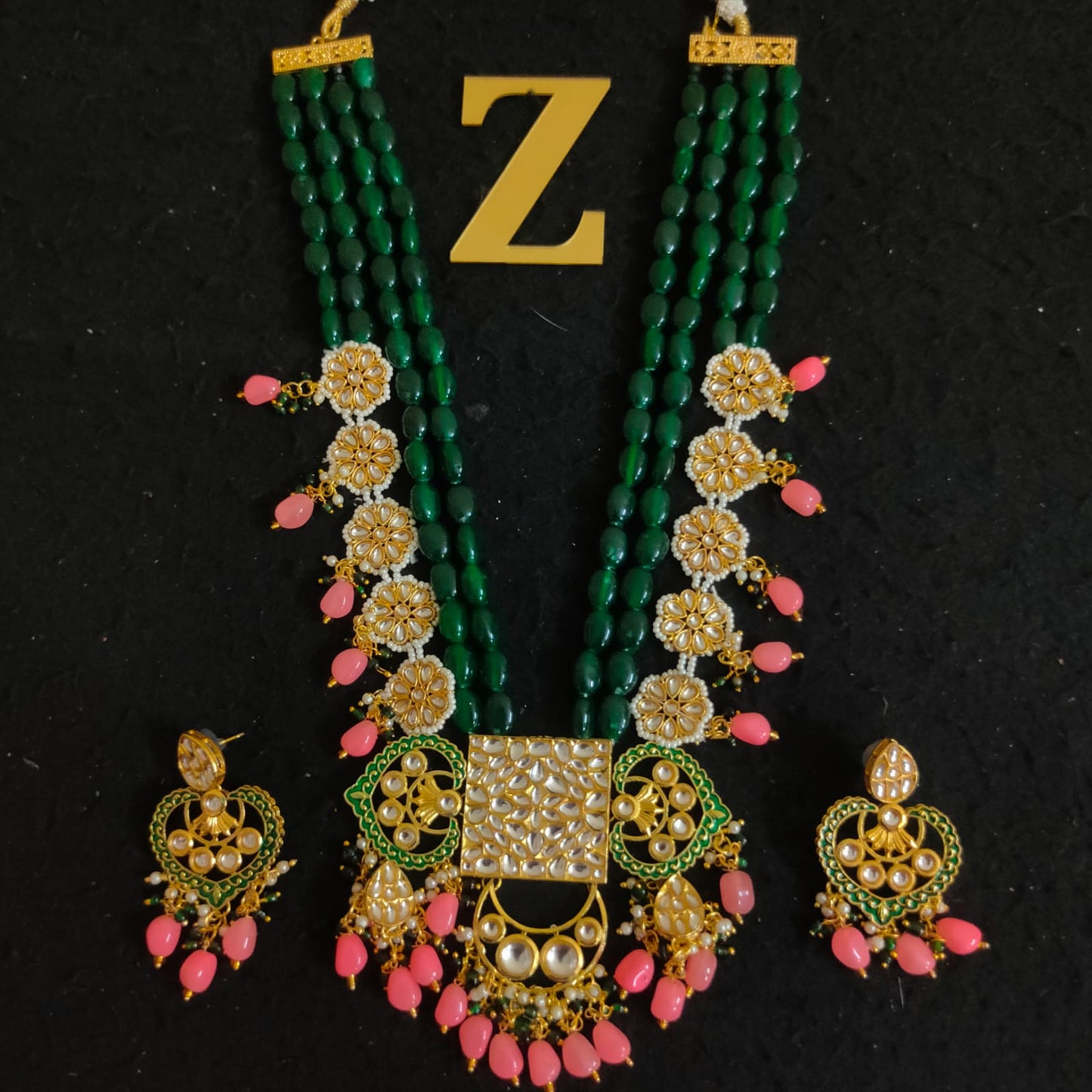 Zevar Jewelry Copy of long necklace traditional new design set by zevar