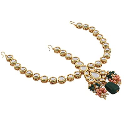 Zevar Jewelry Copy of Premium Quality Elegant Kundan Bridal Set Jewellery Set By Zevar