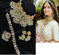 Zevar Jewelry Copy of Traditional green Kundan Bridal Jewellery Necklace set By Zevar