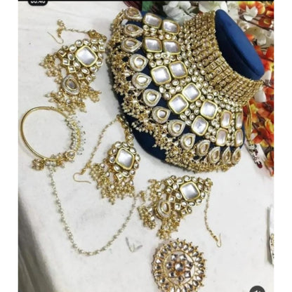 Zevar Jewelry Copy of ZEVAR | High Quality Kundan Bridal Jewellery Meenakari Work Back Side00
