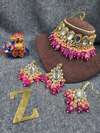 Zevar Jewelry Copy of ZEVAR | Premium Quality kundan Bridal Jewellery Earring & Maangtika22