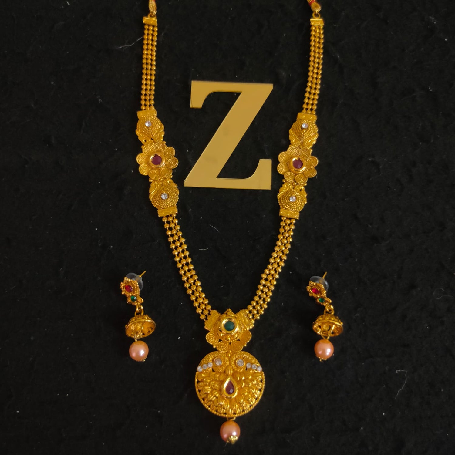 Zevar Jewelry Gold rani haar new design set by zevar