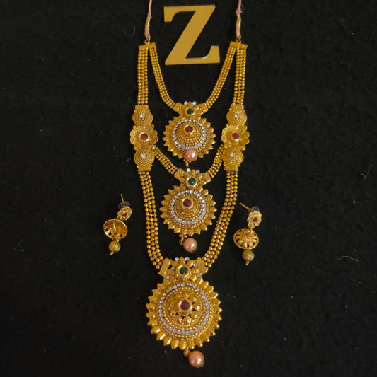 Zevar Jewelry Golden rani haar new design set by zevar