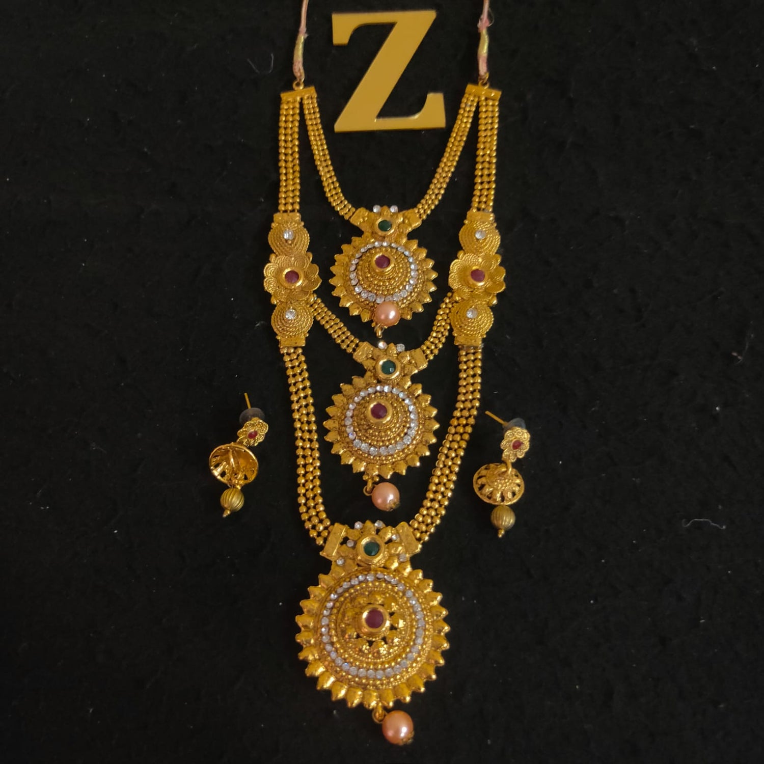 Zevar Jewelry Golden rani haar new design set by zevar