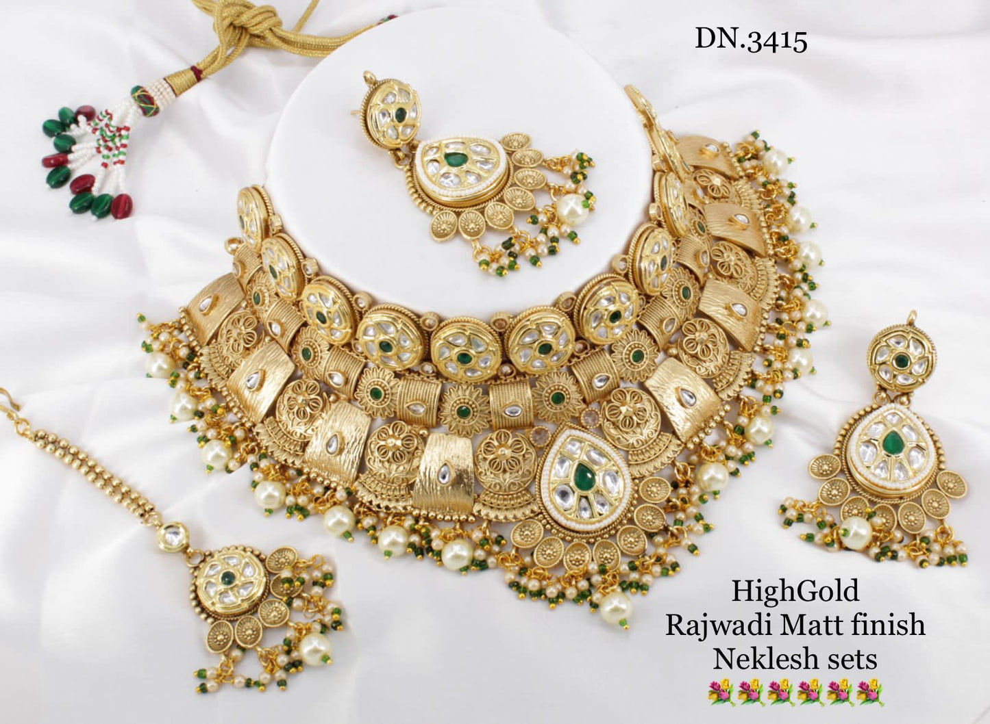 Zevar Jewelry Copy of High Quality Designer Brass High Gold Kundan Chokker Sets Set By Zevar
