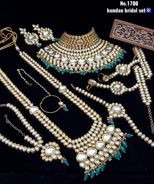 Zevar Jewelry High Quality Kundan Exclusive Bridal Elegant Bridal Jewellery set By Zevar