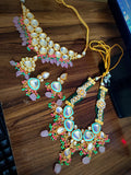 Zevar Jewelry Copy of Premium Quality Kundan Bridal Jewellery Meenakari Work Back Side Set By Zevar