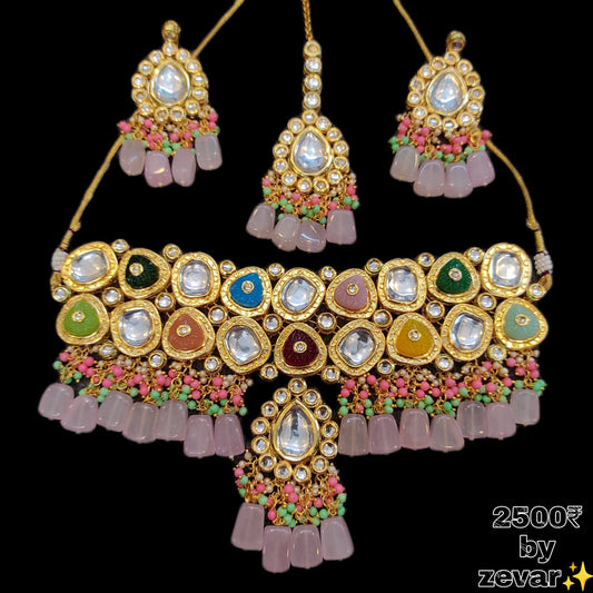 Zevar Jewelry kundan set