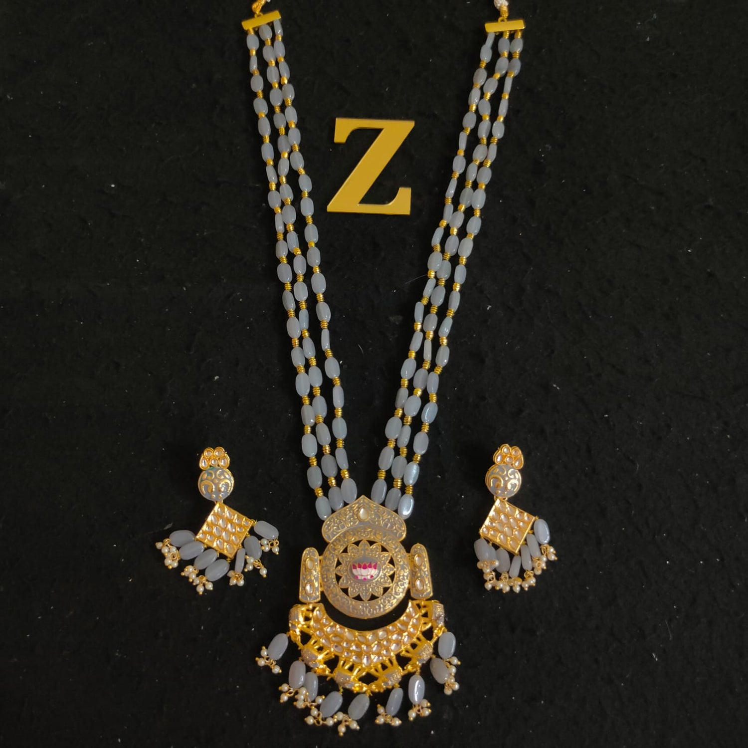 Zevar Jewelry long necklace traditional new design set by zevar
