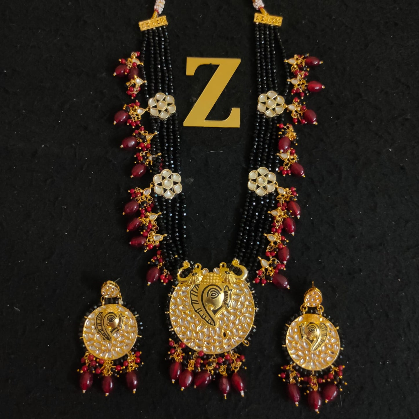 Zevar Jewelry long necklace traditional new design set by zevar