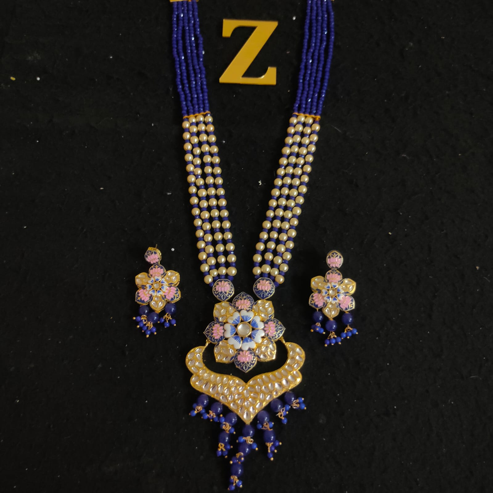 Zevar Jewelry long necklace traditional new design set by zevar