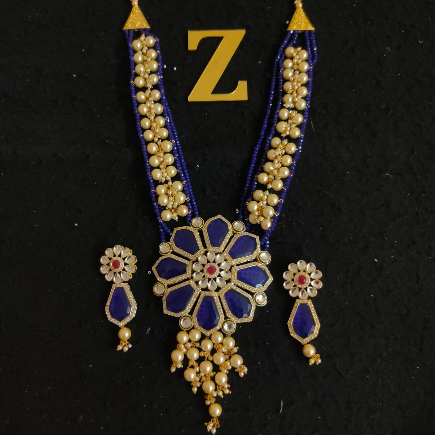 Zevar Jewelry long necklace traditional new design set by zevar