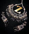 Zevar Jewelry Premium Quality AD Stone Kundan Jewellery Set By Zevar