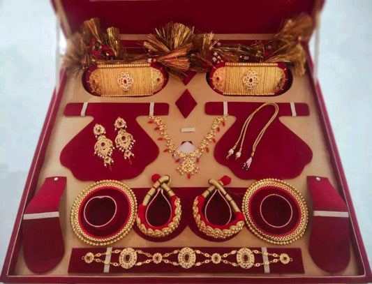 Zevar Jewelry Premium Quality Gold plated rajputi Full Bridal jewellery Set By Zevar2