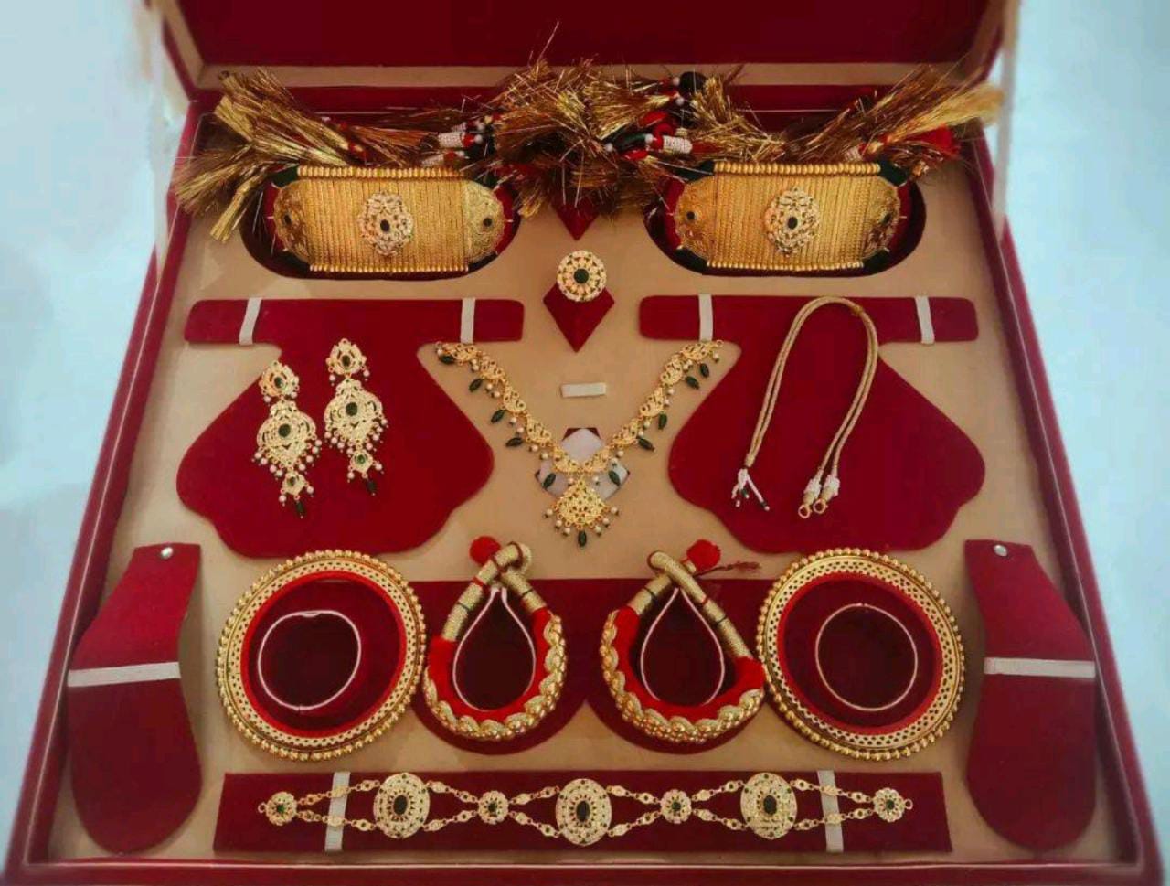 Zevar Jewelry Premium Quality Gold plated rajputi Full Bridal jewellery Set By Zevar3
