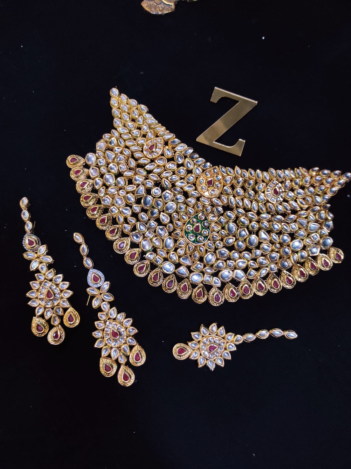 Zevar Jewelry Premium Quality Kundan Bridal Jewellery Choker Set By Zevar