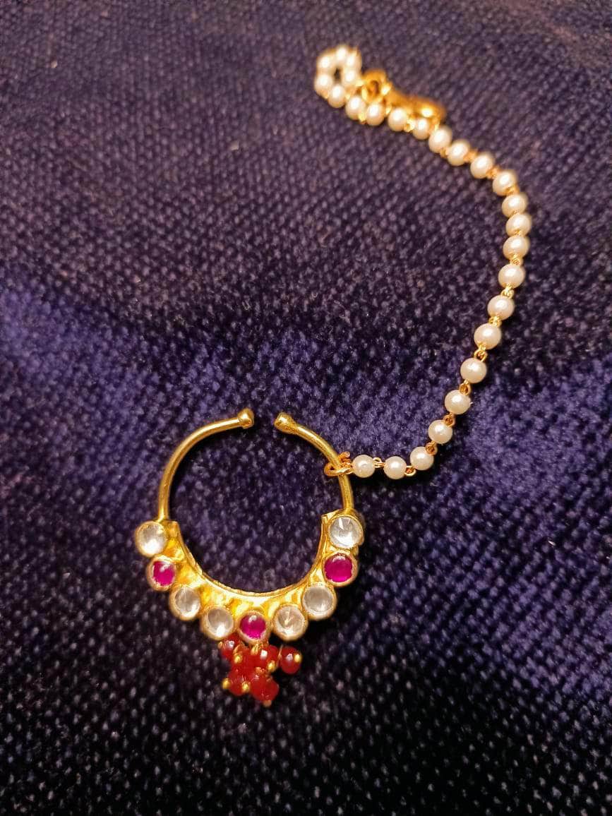 Zevar Jewelry small  size ahmdabadi nose ring
