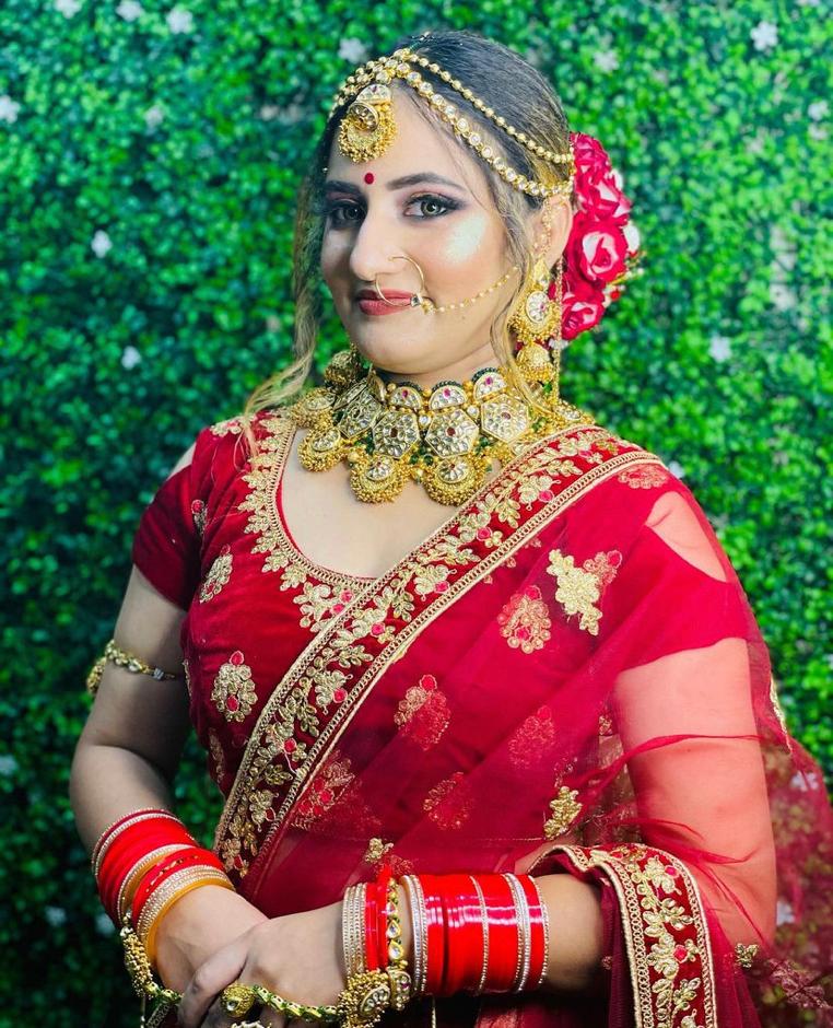 Zevar Jewelry Traditional Indian Dulhan Bridal Jewellery - A must for Indian weddings  Set By Zevar