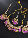 Zevar Kundan Necklace With Pearl By Zevar