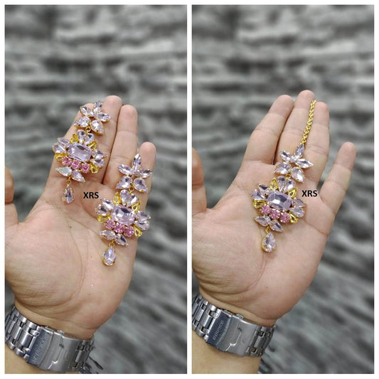 Zevar Mangtika Earrings Combo Shardha Kapoor Earring Maangtikka Combo Vol 2 By Zevar