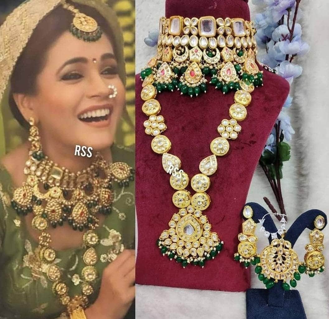 Zevar Necklace Kundan Heavy Choker By Zevar