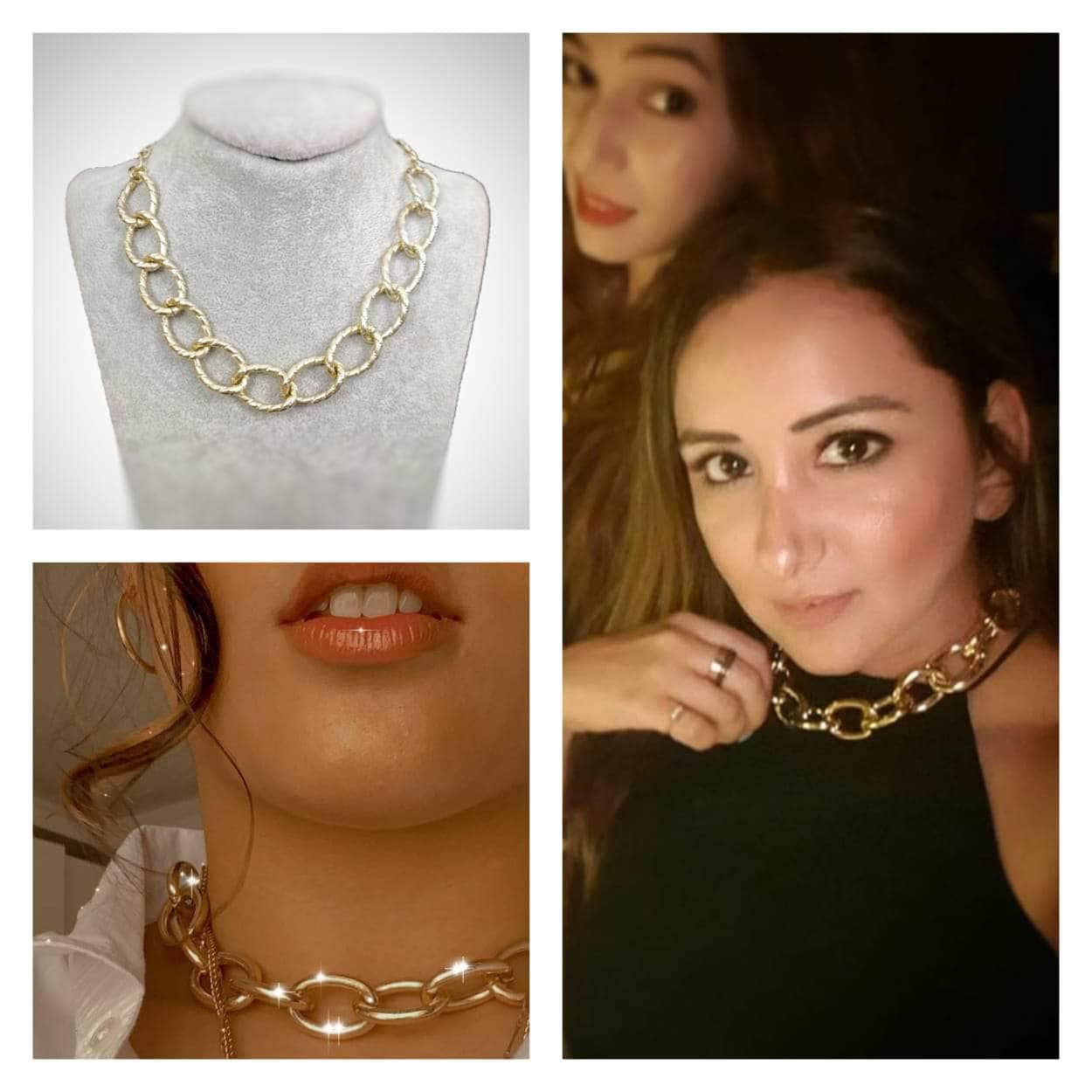 trending statement chain available made in high grade Aluminium and in silver polish - Zevar