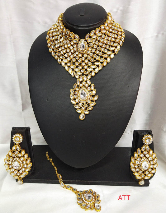 Zevar Necklace Zaveri Pearls Kundan Choker Necklace By Zevar