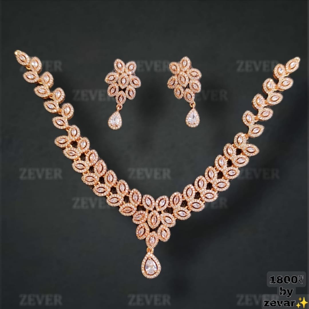 Zevar Necklaces AD NECKLACE