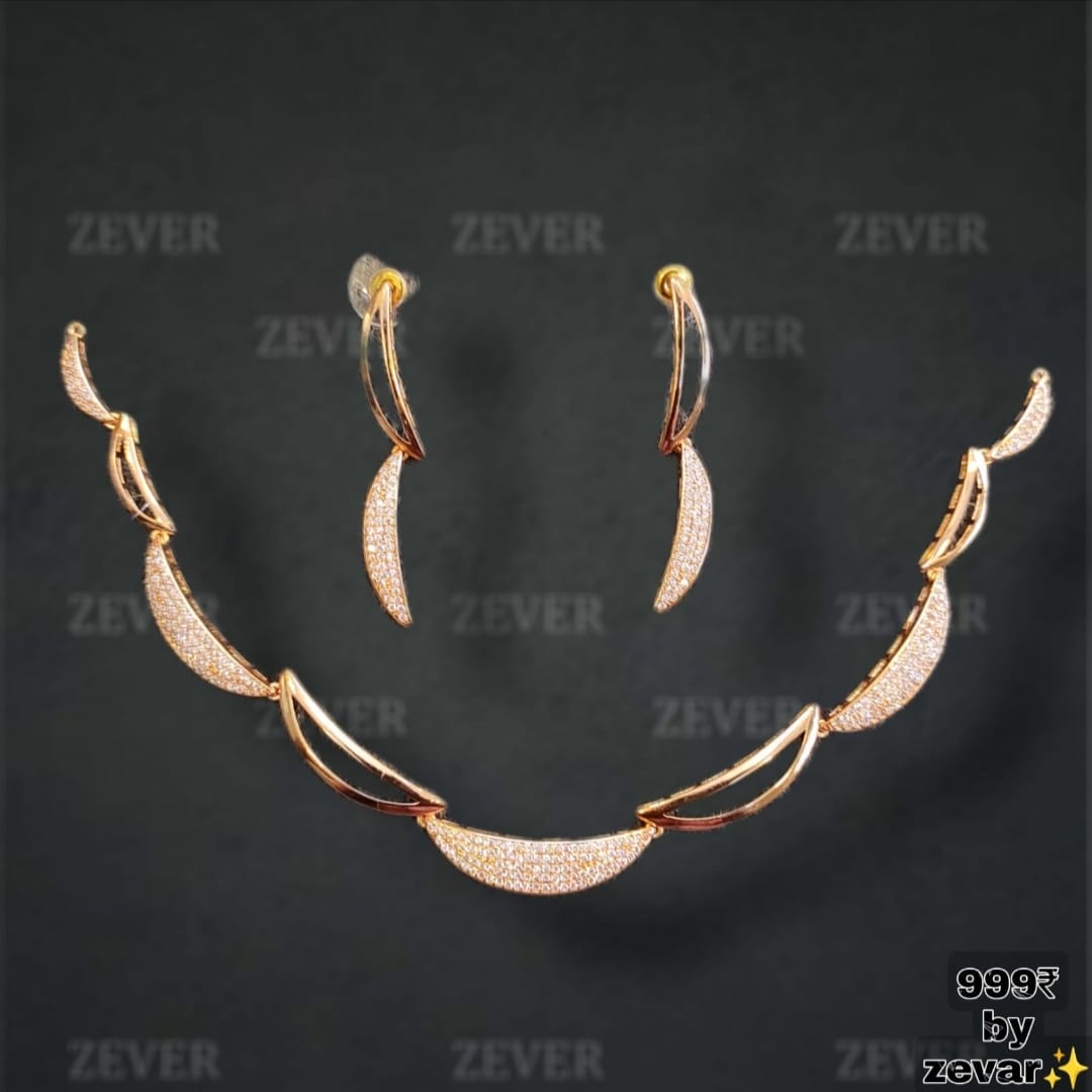 Zevar Necklaces AD NECKLACE
