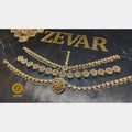 Zevar Copy of 5 Layers White Kundan-Studded & Pearl Beaded Handcrafted Matha Patti By Zevar